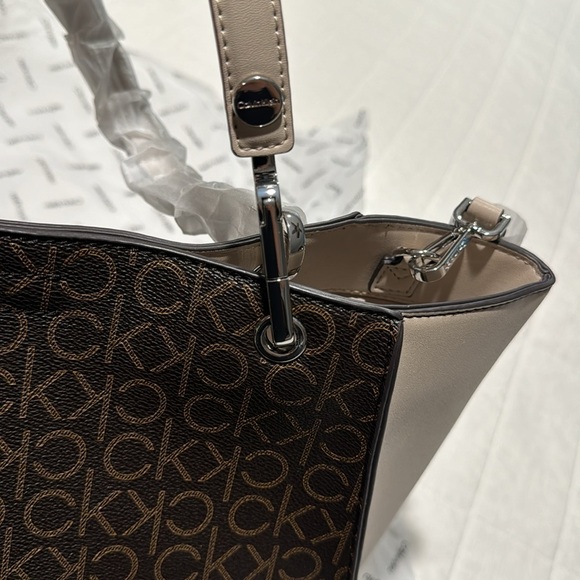 Calvin Klein Garnet Convertible Tote Bag - Picture 4 of 12